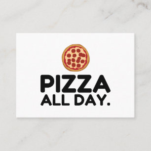 CARTE DE VISITE PIZZA TOUTE LA JOURNÉE
