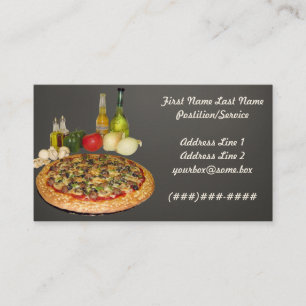 Carte De Visite Pizzeria