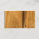 Carte De Visite Placage détaillé balayé de bois de rose de Santos (Dos)