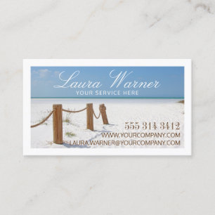 Carte De Visite Plage