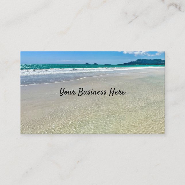 Carte De Visite Plage de Kailua (Devant)