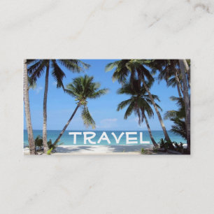 Carte De Visite plage, voyage