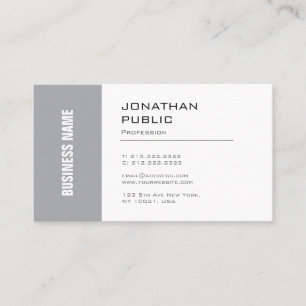 Carte De Visite Plaine de Stylish Minimalist Design Trendy Company