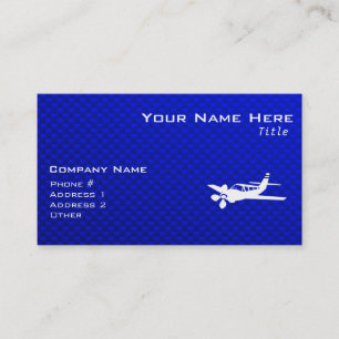 Carte De Visite Plan bleu