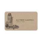 Plan d'architecture du courtier immobilier commerc