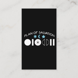 Carte De Visite Plan de salut Mormon Missionnaire LDS