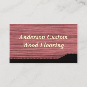 Carte De Visite Plancher en bois