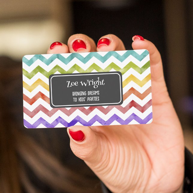 Carte De Visite Planificateur de la fête pour enfants (Kids Party Planner Business Cards)