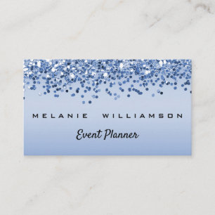 Carte De Visite Planificateur d'événements de Parties scintillan