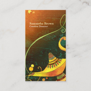 Carte De Visite Planificateur d'événements Lamp de Genie