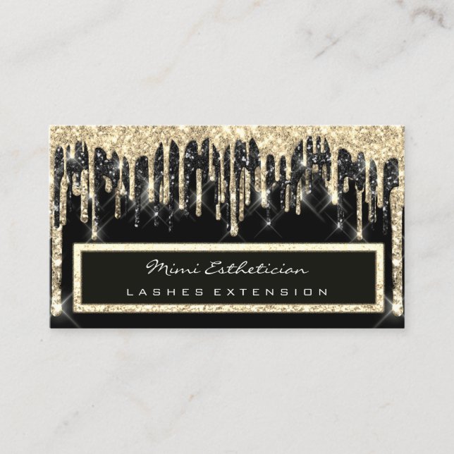 Carte De Visite Planificateur d'événements professionnel Eyelash S (Devant)