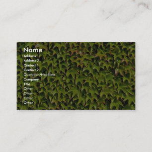 Carte De Visite Plante grimpante de Virginie unique