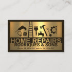 Plaque d'or Réparations domestiques Signalisation 