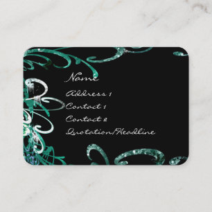 Carte De Visite Plaques de peinture tourbillonnant désaffectées