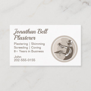 Carte De Visite Plasterer Masonry Drywall