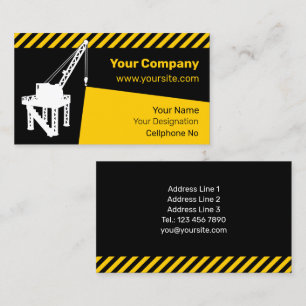 Carte De Visite Plateforme de construction