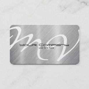 Carte De Visite Platine/cartes de visite en aluminium