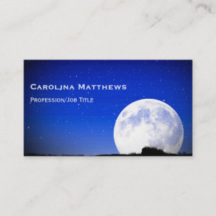 Carte De Visite Pleine lune