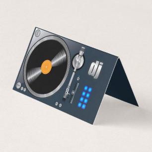 carte de visite plié dj platinable