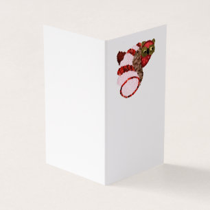 Carte de visite plié du livre de hibou