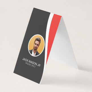 Carte de visite plié photo personnalisé