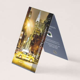 carte de visite plié photographe