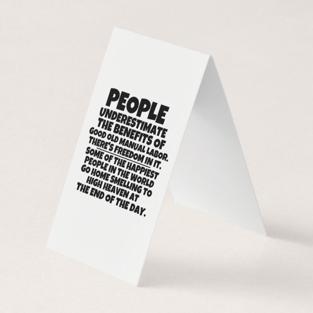 Carte de visite plié vertical personnalisé (Devant)