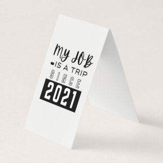 Carte de visite plié vertical personnalisé