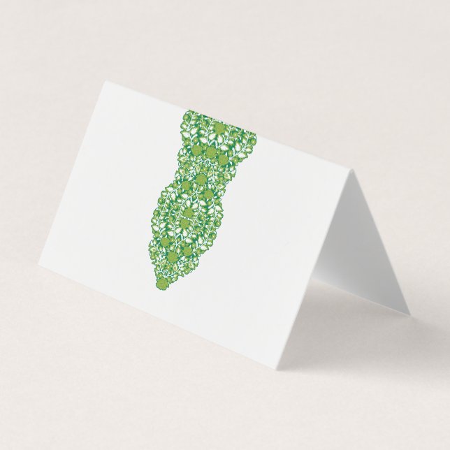 Carte de visite pliée (Devant)