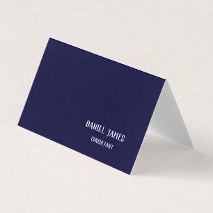 Carte de visite pliée