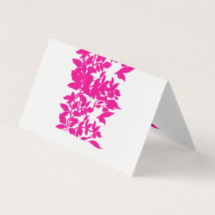 Carte de visite pliée