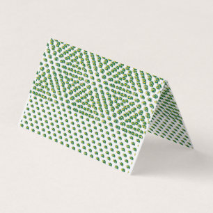 Carte de visite pliée