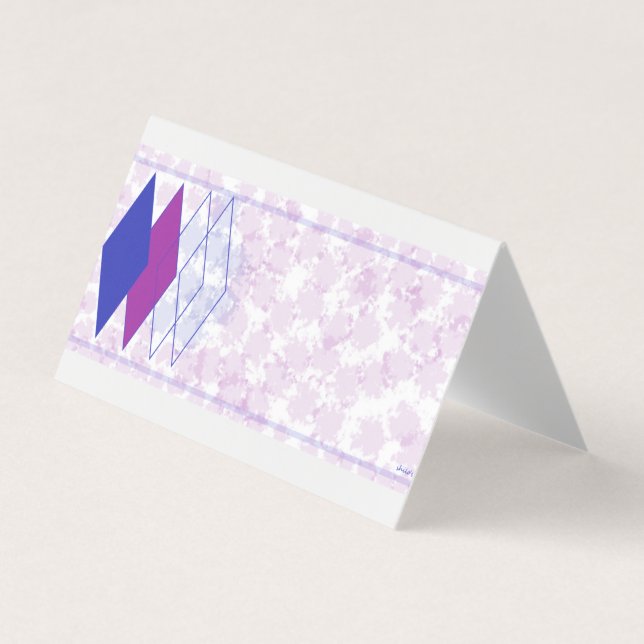 Carte de visite pliée (Devant)