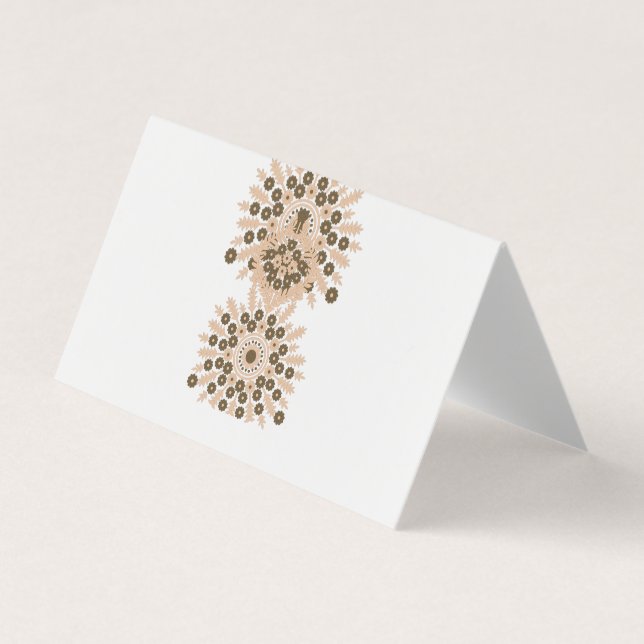 Carte de visite pliée (Devant)