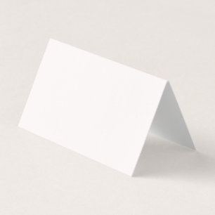 Carte de visite pliée personnalisée pliage tente h