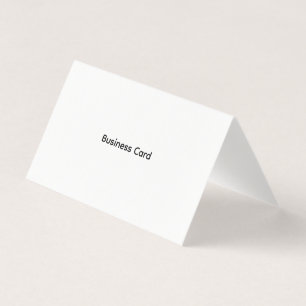 Carte de visite pliée personnalisée professionnell