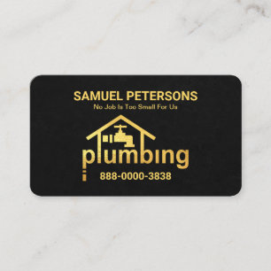 Carte De Visite Plumage d'or Black Grunge Accueil