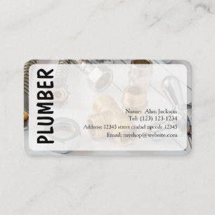CARTE DE VISITE PLUMBER modifiable