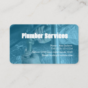CARTE DE VISITE PLUMBER modifiable