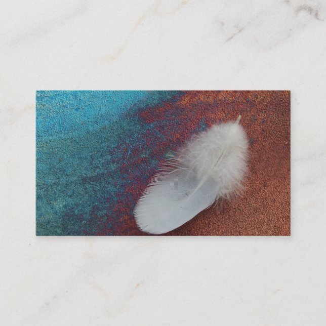 Carte De Visite Plume (Devant)