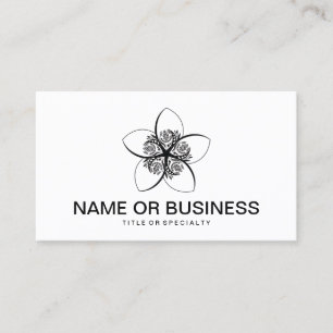 Carte De Visite plumérie