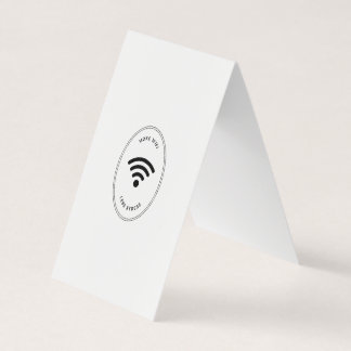 Carte De Visite Plus de Wifi sans stress