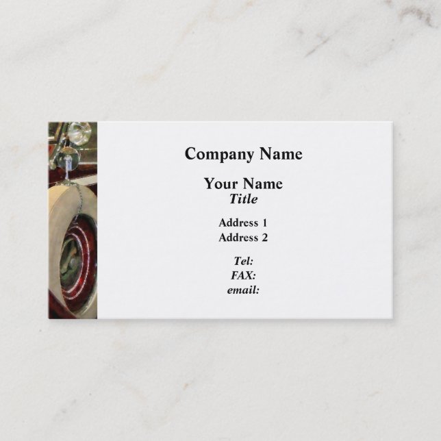 Carte De Visite Pneus de rechange (Devant)