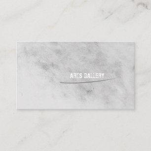 Carte De Visite Pochoirs Gris Léger