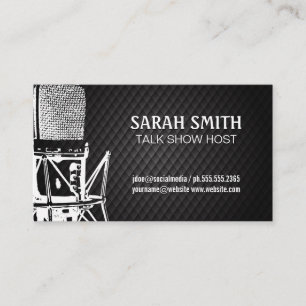 Carte De Visite Podcast   Microphone