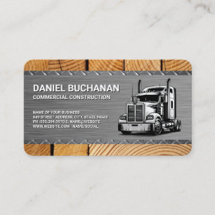 Carte De Visite Poids lourd   Semi-remorque   Transport routier