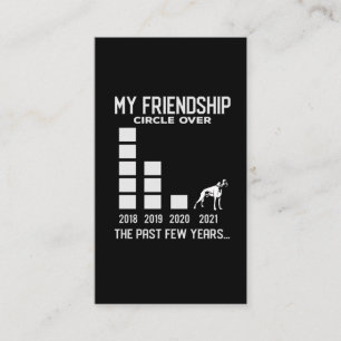 Carte De Visite Poignard de boxe Propriétaire d'un chien de compa