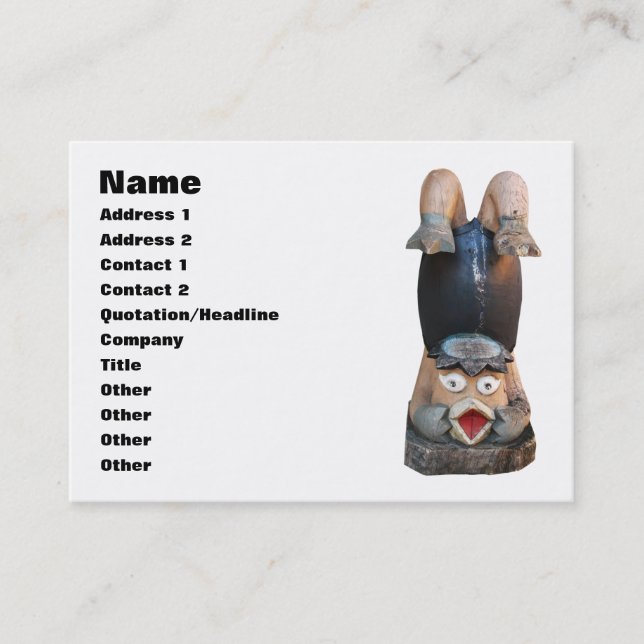 Carte De Visite Poignée Kappa 河 童 (Devant)