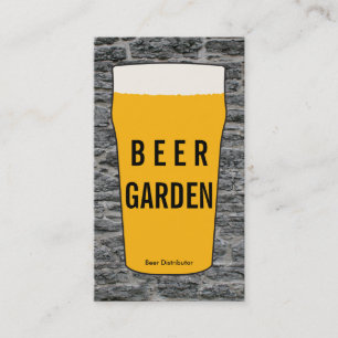Carte De Visite Pointe de bière 2   Rustique (variation)
