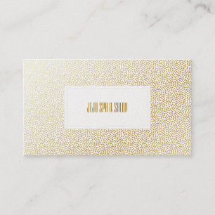 Carte De Visite Points d'or de faux de PixDezines